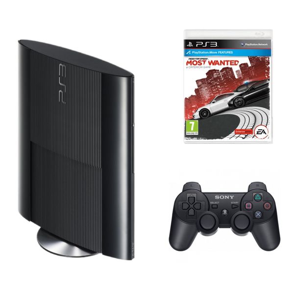 Игровая приставка PS3 Super Slim 250GB + Диск NFS Most Wanted 00283 фото