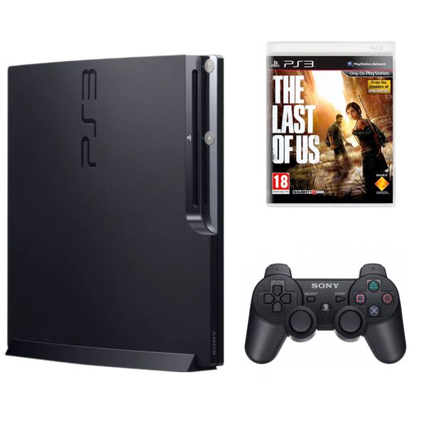 Игровая приставка PS3 Slim 320GB + Диск The Last of Us 00288 фото