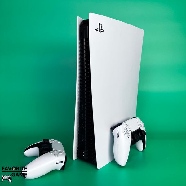 (Б/У) Playstation 5 White з Blu-Ray приводом 825 GB + дод. джойстик + Гарантія 6 місяців  00004 фото
