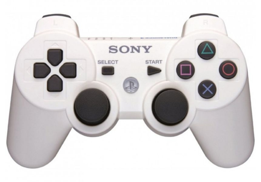 Джойстик Sony Playstation Dualshock 3 White (Original) Гарантия 1 месяц (Б/У) 00575 фото