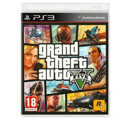 Grand Theft Auto V (PS3) Російські Субтитри Б/У  00105 фото