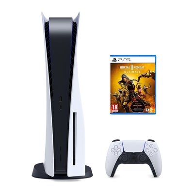 Комплект PS5 White с Blu-Ray дисководом 825 GB + Mortal Kombat 11 Ultimate 00011 фото