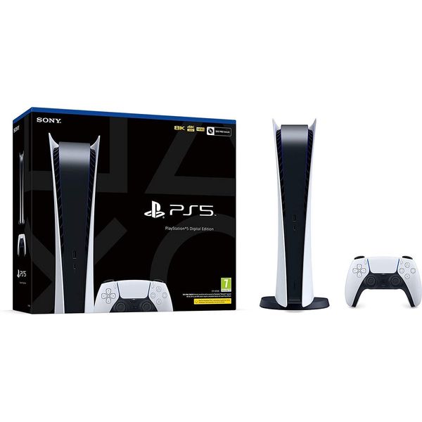 Sony Playstation 5 White Digital Edition 825 GB  00018 фото