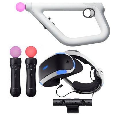 Sony PlayStation VR V2 + Camera V2 + Move 2 шт+ Автомат Aim (Вживаний) Гарантія 1 місяць 00065 фото