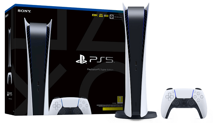 Sony Playstation 5 White Digital Edition 825 GB + дод. джойстик 00315 фото