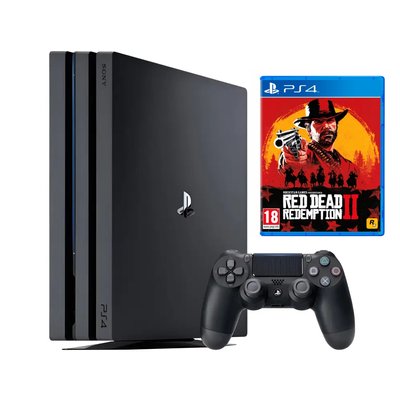 Комплект PS4 Pro 1TB + Red Dead Redemption 2 00022 фото